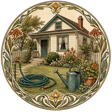 Residential lawn sprinkler